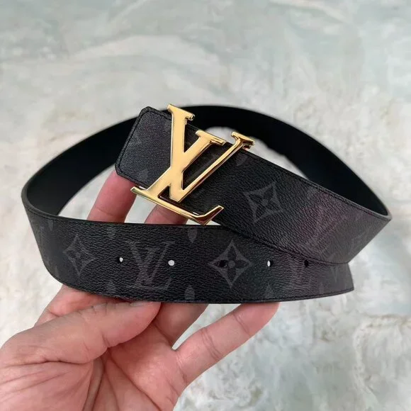 LV Belts 95cm fit for 30-34 Gold Logo - Picture 3 of 5